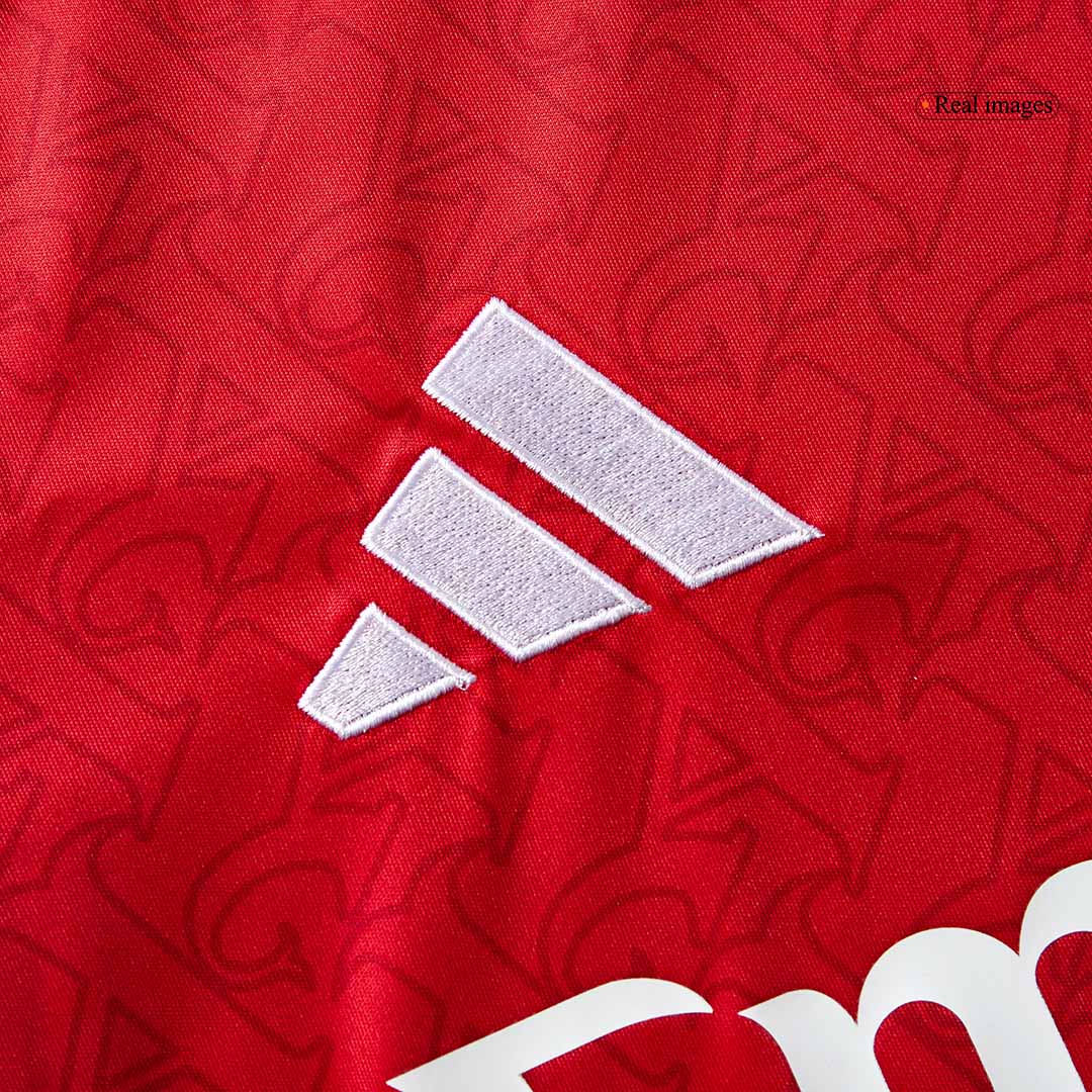 Men's Arsenal 2025/26 Home Long Sleeve Soccer Jersey