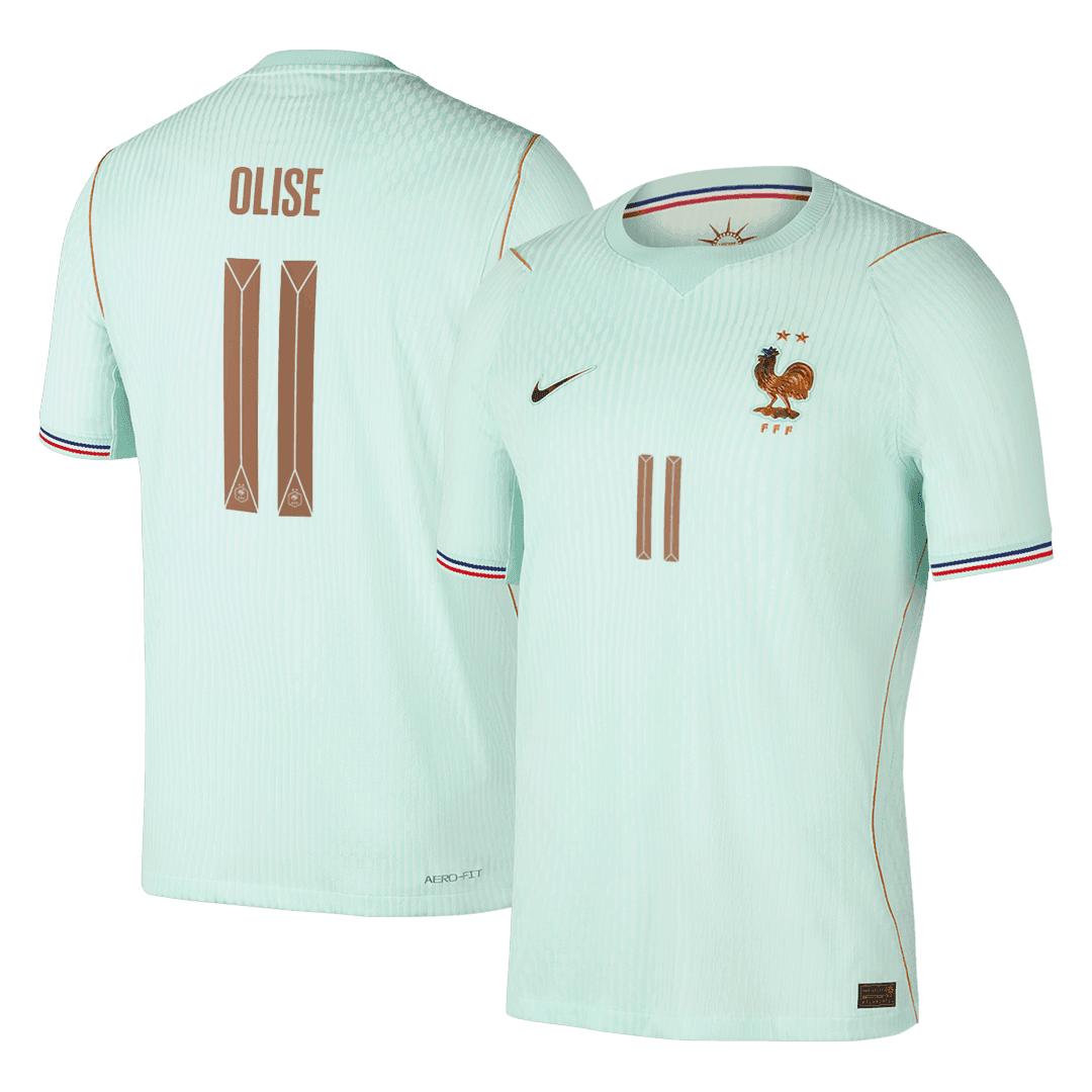 OLISE #11 Men's France World Cup 2026 Player Version Away Soccer Jersey - Slim Fit