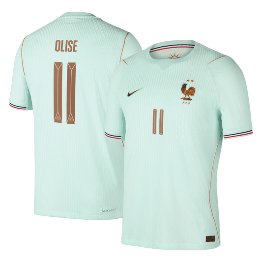 OLISE #11 Men's France World Cup 2026 Player Version Away Soccer Jersey - Slim Fit