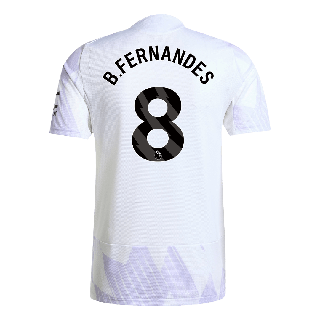 B.FERNANDES #8 Men's Manchester United 2025/26 Player Version Away Soccer Jersey - Slim Fit