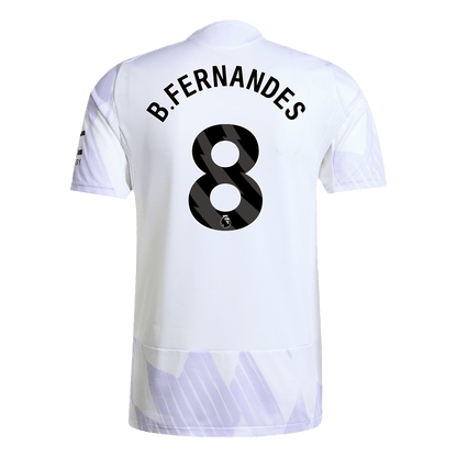 B.FERNANDES #8 Men's Manchester United 2025/26 Player Version Away Soccer Jersey - Slim Fit