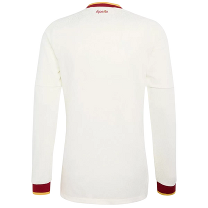 Men's Spain World Cup 2026 Away Long Sleeve Soccer Jersey