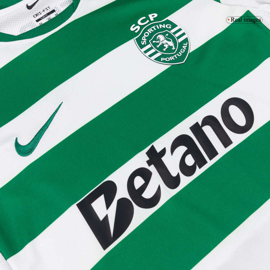 Kid's Sporting CP 2025/26 Home Soccer Jersey Kit