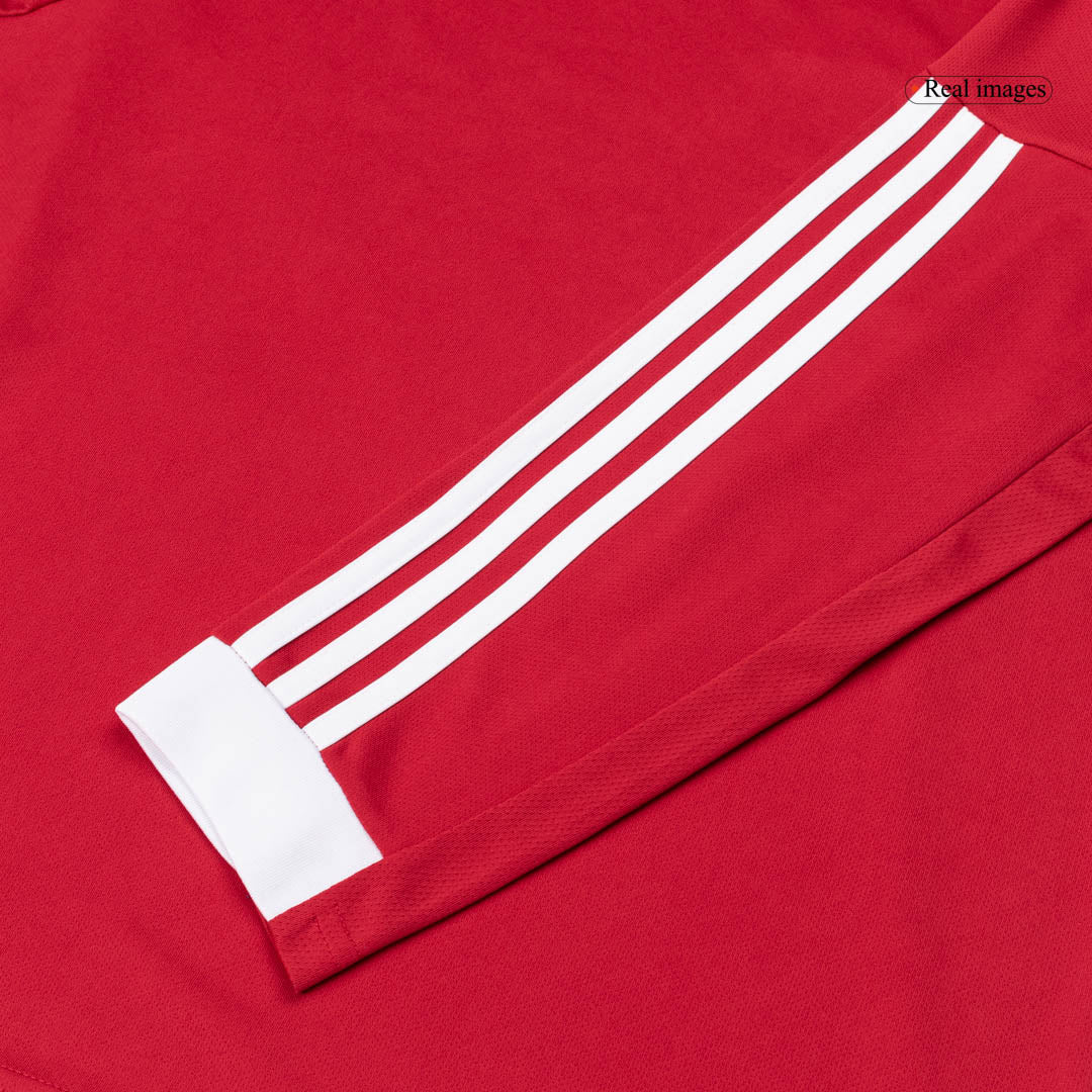 Men's Liverpool 2025/26 Home Long Sleeve Soccer Jersey