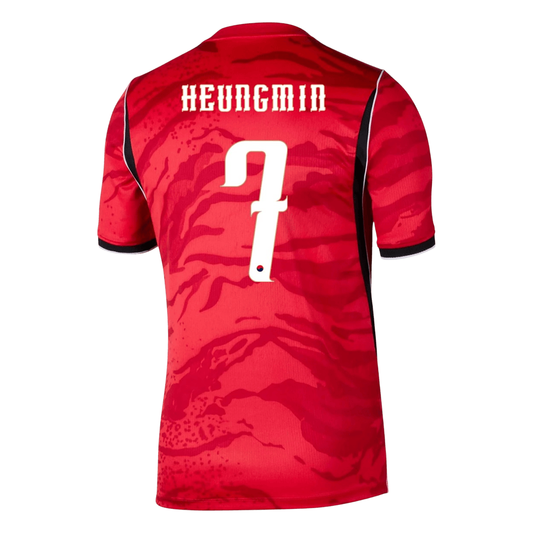 HEUNGMIN #7 Men's South Korea World Cup 2026 Home Soccer Jersey