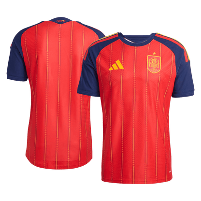 Men's Spain World Cup 2026 Player Version Home Soccer Jersey - Slim Fit