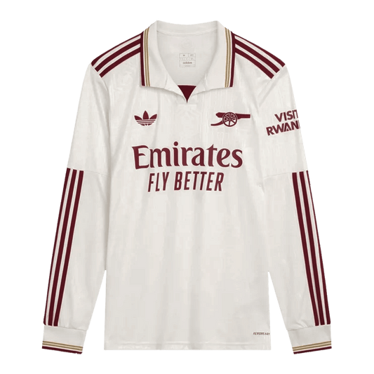 Men's Arsenal 2025/26 Third Away Long Sleeve Soccer Jersey