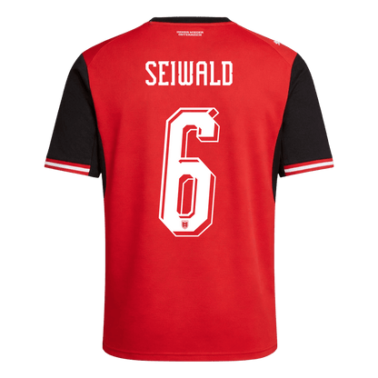 SEIWALD #6 Men's Austria World Cup 2026 Home Soccer Jersey