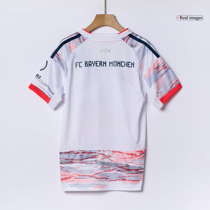 Kid's Bayern Munich 2025/26 Away Soccer Jersey Full Kit