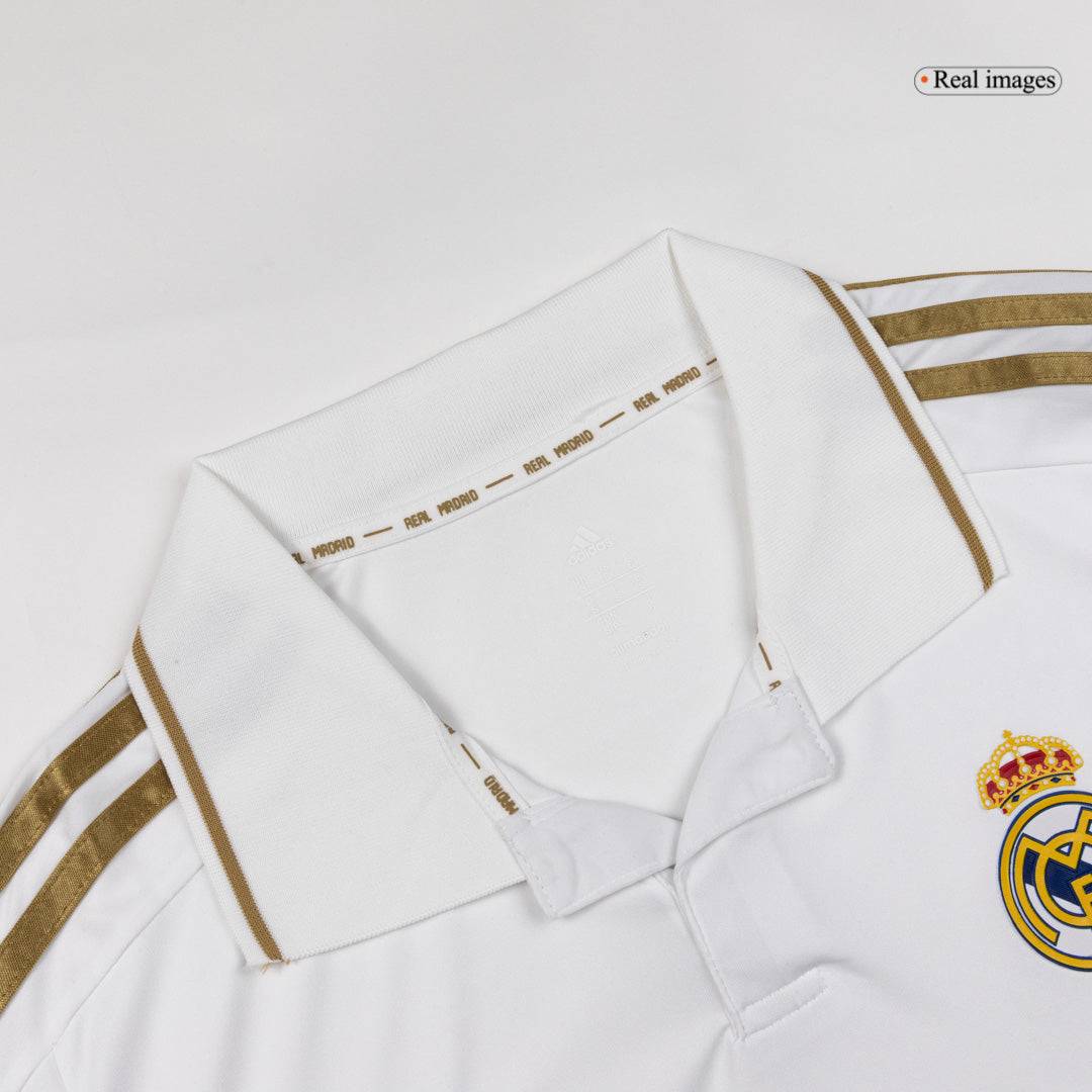 Retro Men's Real Madrid 2011/12 Home Long Sleeve Soccer Jersey