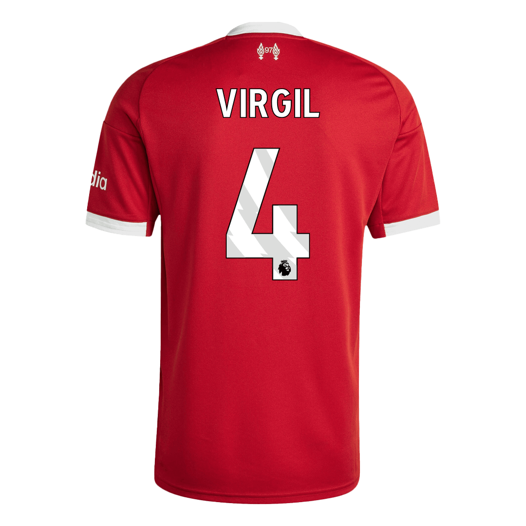 VIRGIL #4 Men's Liverpool 2025/26 Home Soccer Jersey