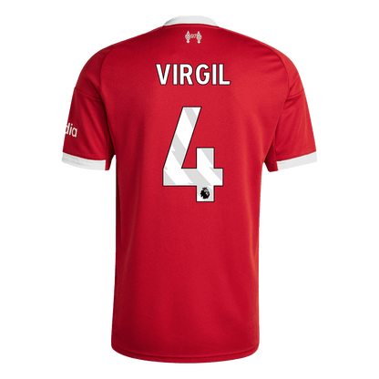 VIRGIL #4 Men's Liverpool 2025/26 Home Soccer Jersey