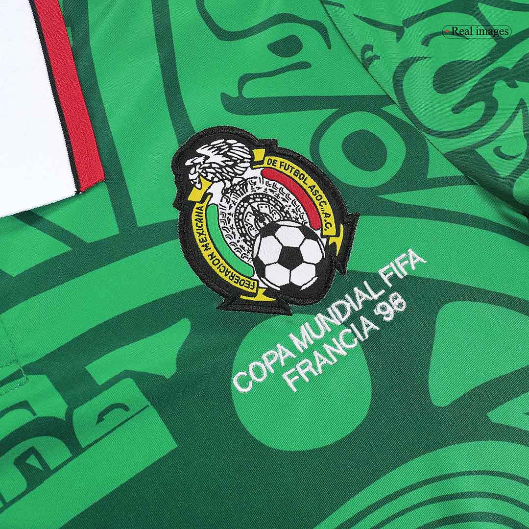 Retro Men's Mexico 1998 Home Soccer Jersey