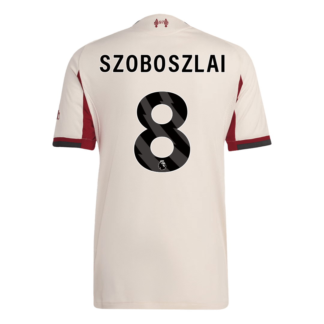 SZOBOSZLAI #8 Men's Liverpool 2025/26 Player Version Away Soccer Jersey - Slim Fit