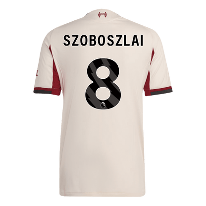 SZOBOSZLAI #8 Men's Liverpool 2025/26 Player Version Away Soccer Jersey - Slim Fit