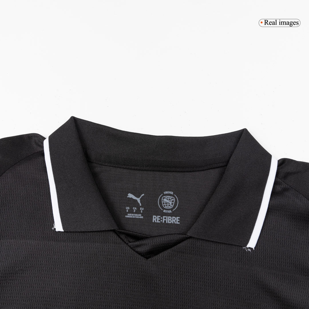 Men's Manchester City 2025/26 Away Long Sleeve Soccer Jersey