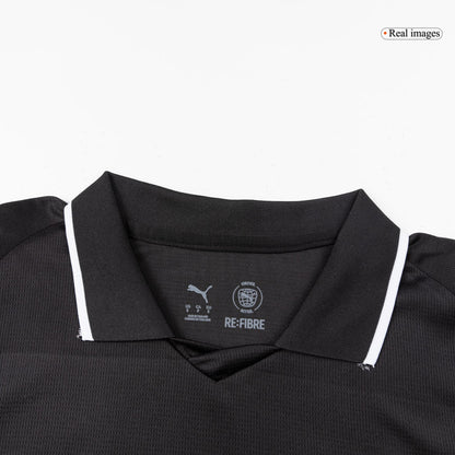 Men's Manchester City 2025/26 Away Long Sleeve Soccer Jersey