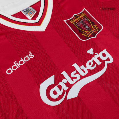 Retro Men's Liverpool 1995/96 Home Soccer Jersey