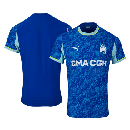 Men's Marseille 2025/26 Player Version Third Away Soccer Jersey - Slim Fit
