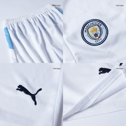 Kid's Manchester City 2025/26 Home Soccer Jersey Kit