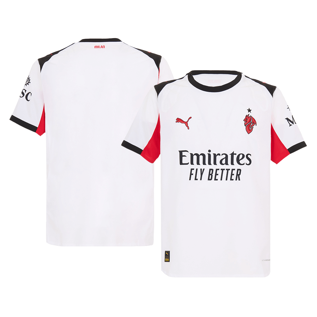 Men's AC Milan 2025/26 Player Version Away Soccer Jersey - Slim Fit