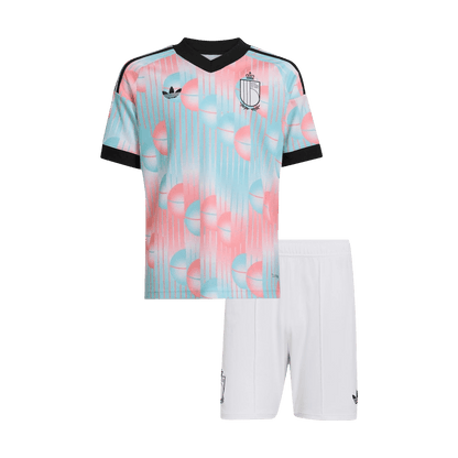 Kid's Belgium World Cup 2026 Away Soccer Jersey Kit