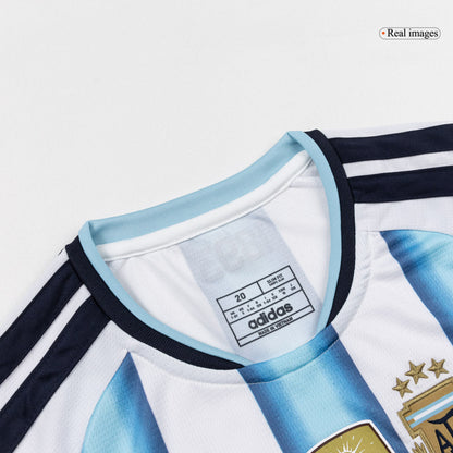 Kid's Argentina World Cup 2026 Home Soccer Jersey Kit [PREMIUM]