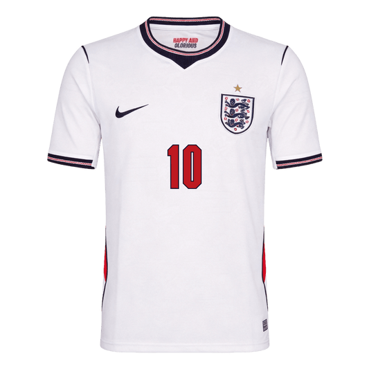 BELLINGHAM #10 Men's England World Cup 2026 Home Soccer Jersey