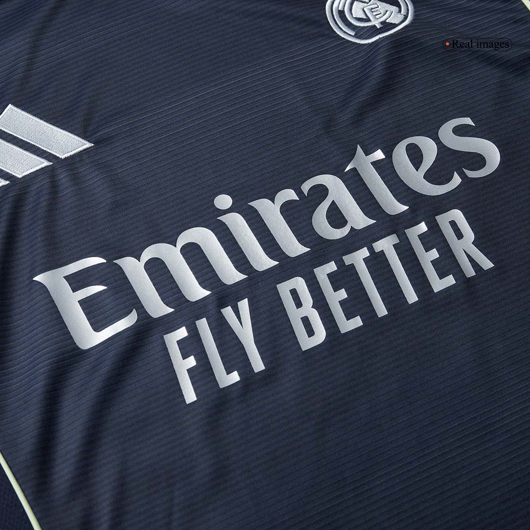 Men's Real Madrid 2025/26 Away Long Sleeve Soccer Jersey