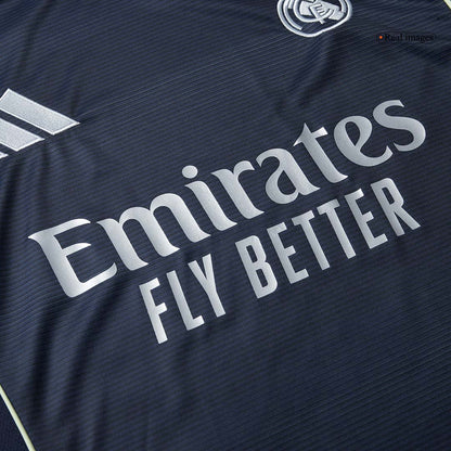 Men's Real Madrid 2025/26 Away Long Sleeve Soccer Jersey