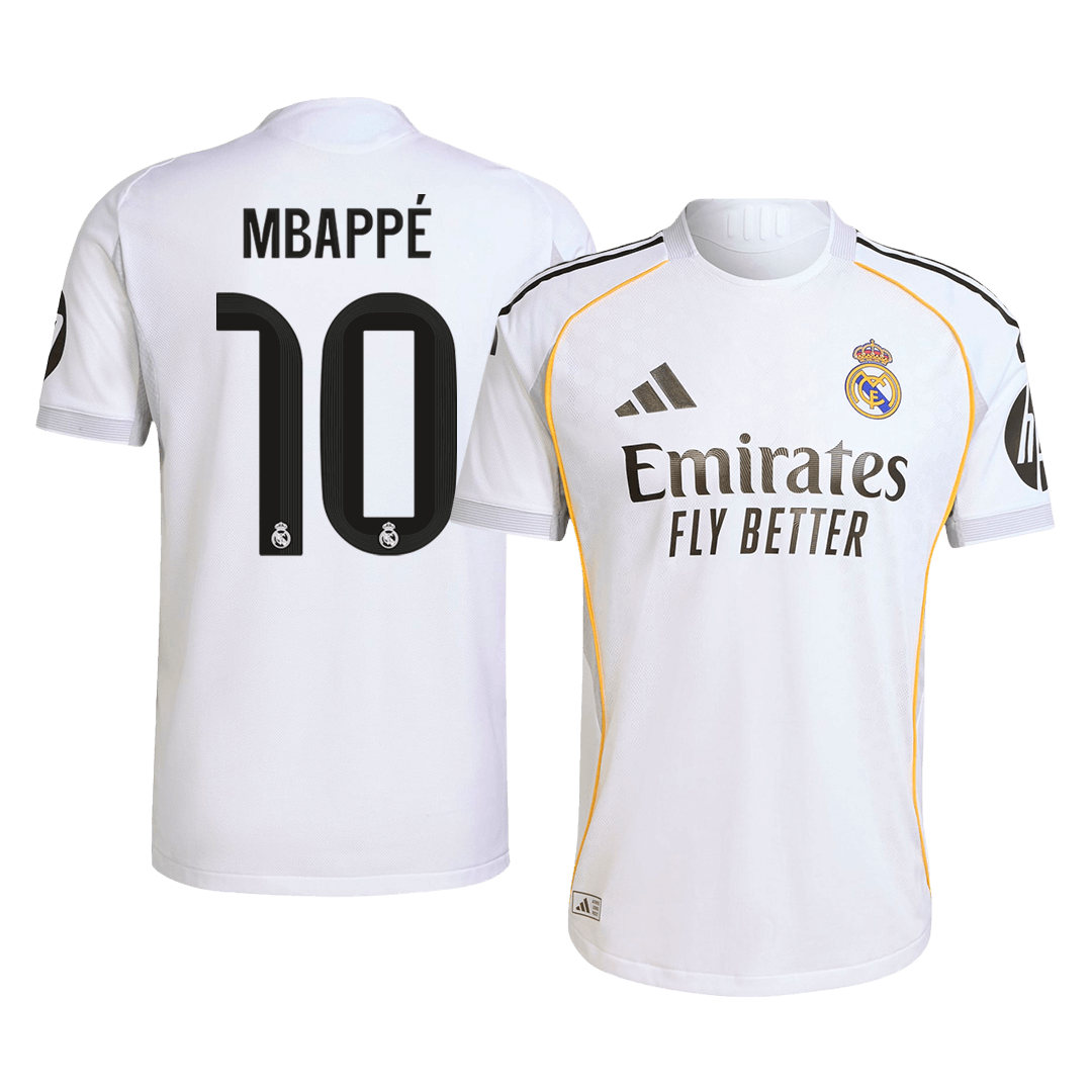 MBAPPÉ #10 Men's Real Madrid 2025/26 Home Soccer Jersey [PREMIUM]