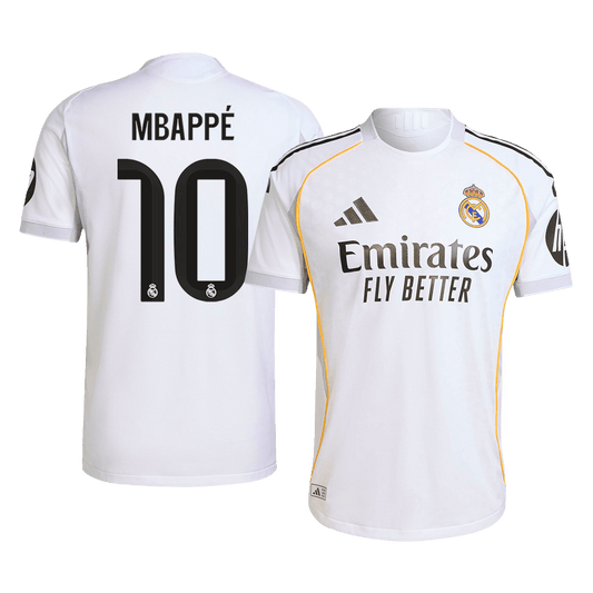 MBAPPÉ #10 Men's Real Madrid 2025/26 Home Soccer Jersey [PREMIUM]