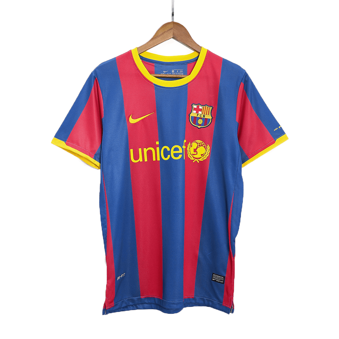 Retro Men's Barcelona 2010/11 Home Soccer Jersey