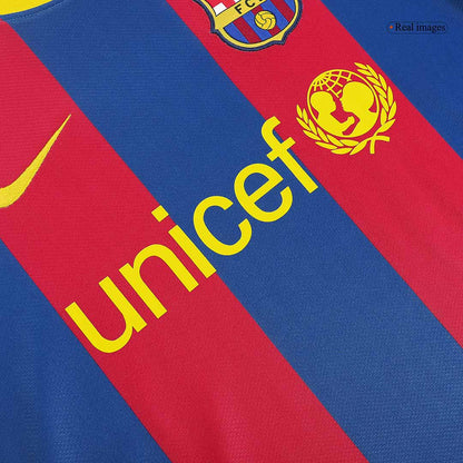 Retro Men's Barcelona 2010/11 Home Soccer Jersey