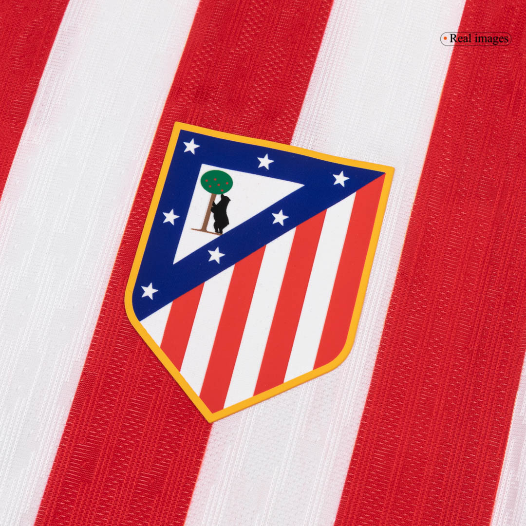 Men's Atletico Madrid 2025/26 Player Version Home Soccer Jersey - Slim Fit