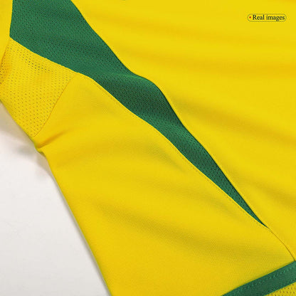 Retro RONALDINHO #11 Men's Brazil 2002/03 Home Soccer Jersey