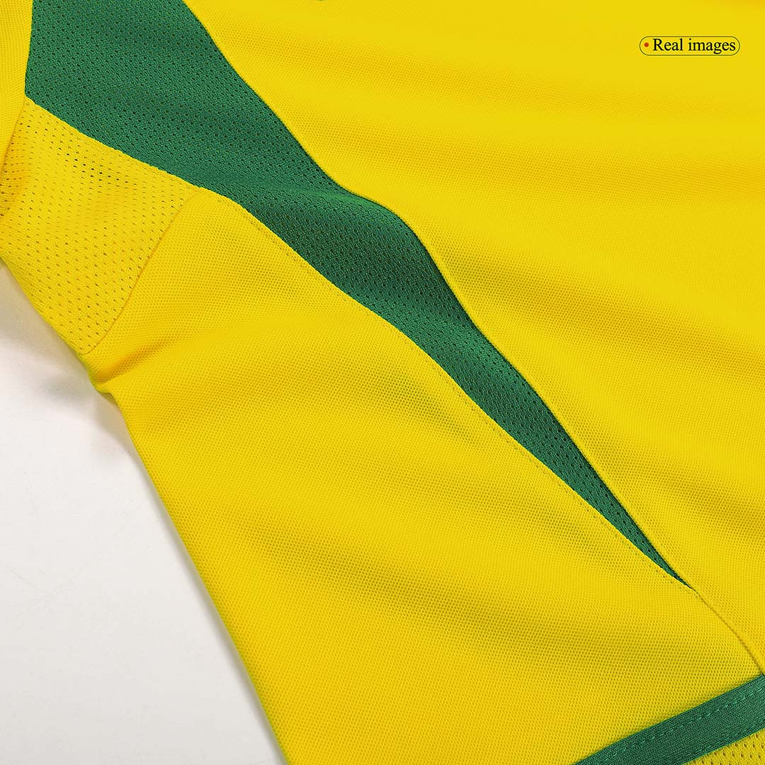 Retro CAFU #2 Men's Brazil 2002/03 Home Soccer Jersey